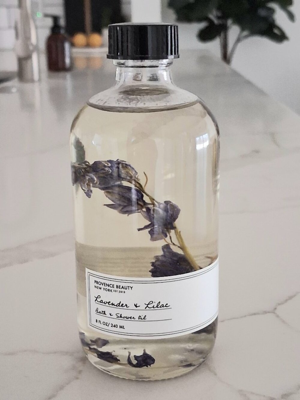 Beaute de Provence Botanical Lavender & Lilac Bath Shower Oil, World Market